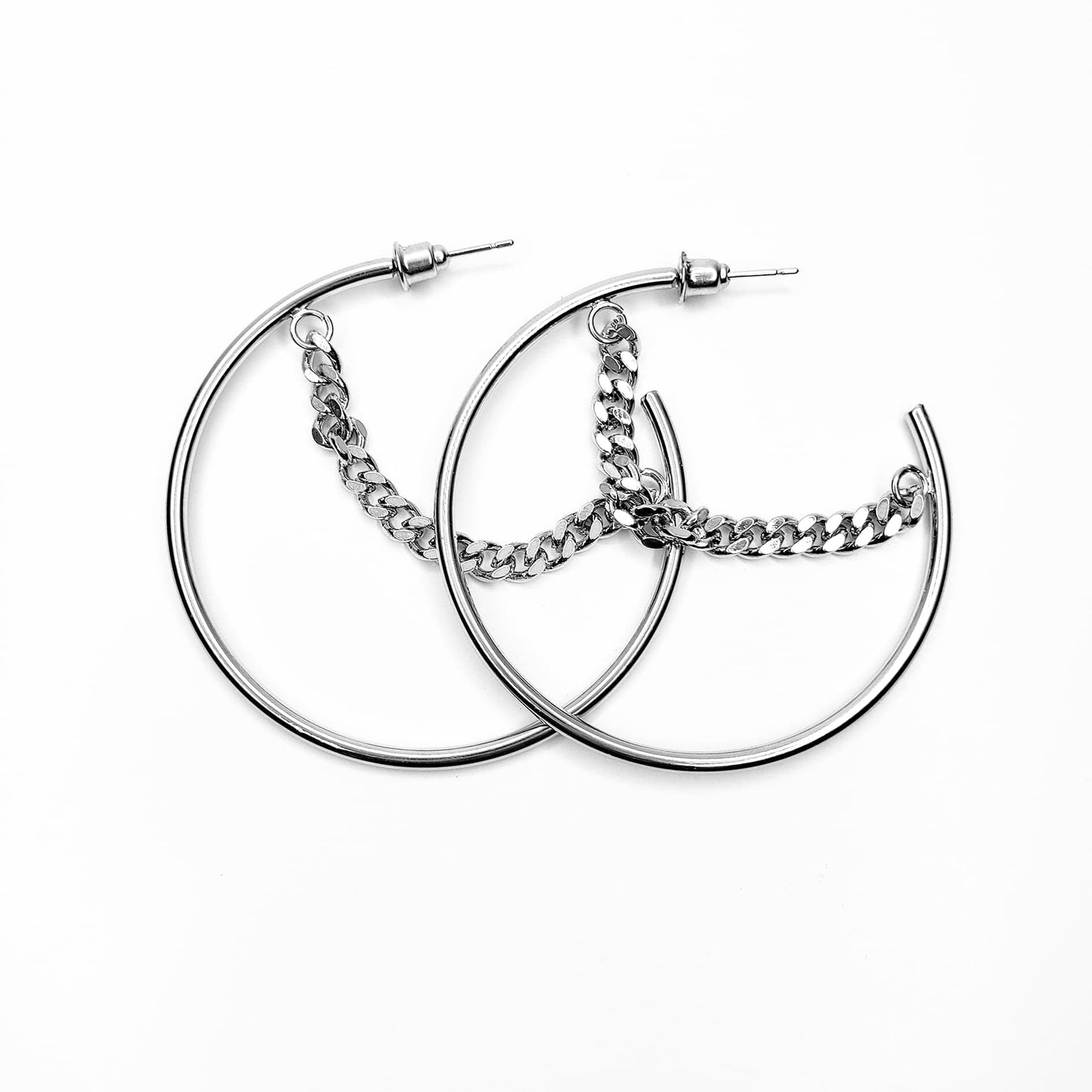 Chain Hoop Earrings