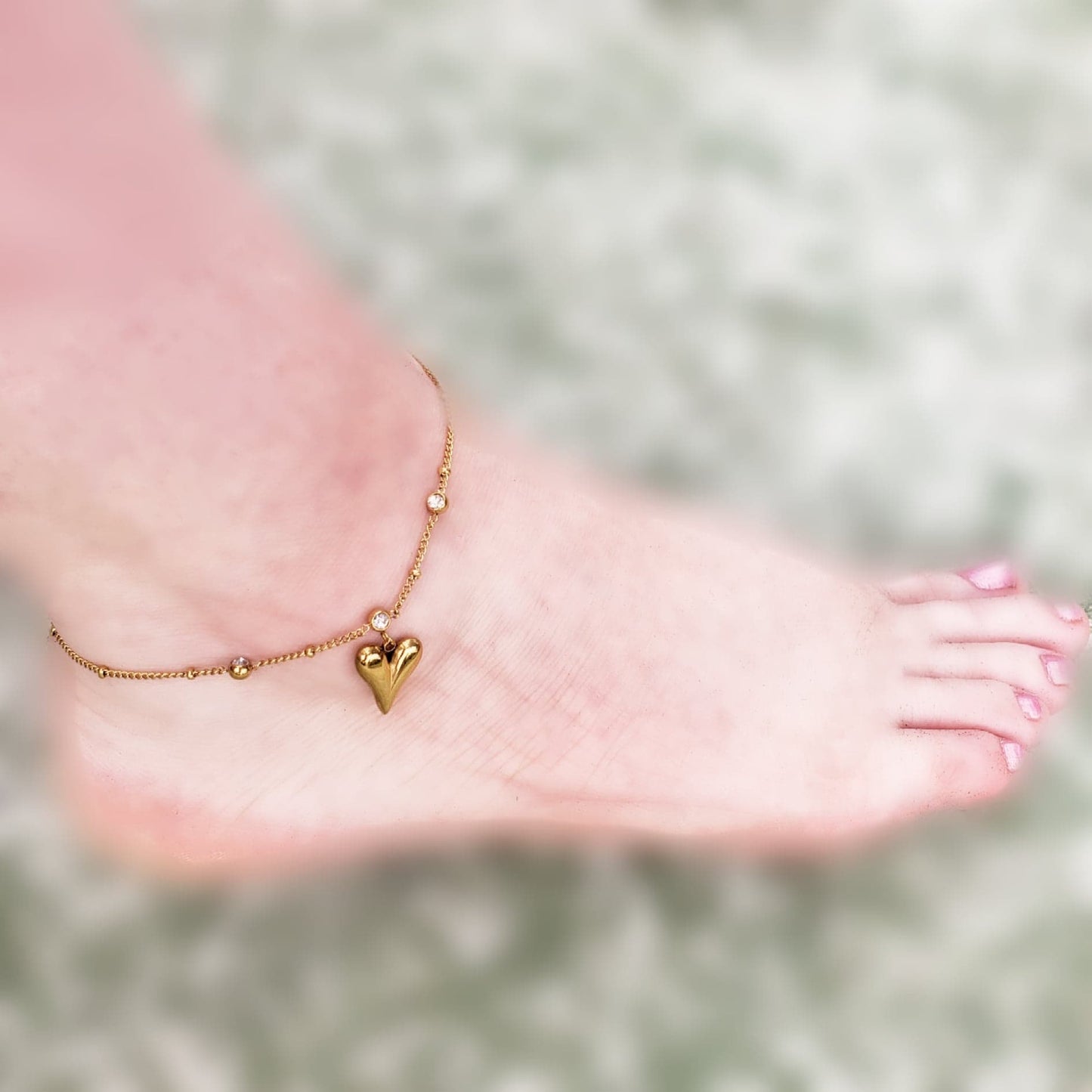 Heart Anklet